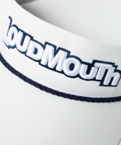 Loudmouth（ラウドマウス）の「LOUDMOUTH/ラウドマウス ゴルフウェア ロゴ 刺繍 サンバイザー（サンバイザー・メンズ・グリーン/ネイビー/イエロー/オレンジ・FREE）」の21枚目の写真