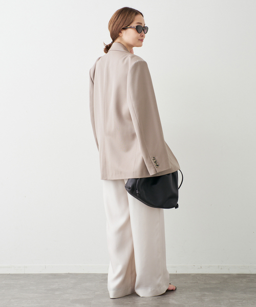 Deuxieme Classe（ドゥーズィエムクラス）の「Angelico Oversized ジャケット（テーラードジャケット・レディース・ブラック/ベージュ・38/36）」の20枚目の写真