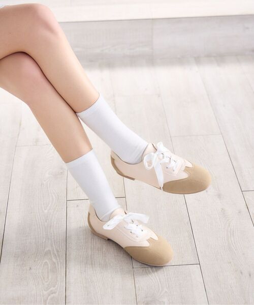 RETRO GIRL（レトロガール）の「サテンリボンスニーカー（その他シューズ・レディース・オフホワイト/シルバー/ピンク・MEDIUM/LARGE）」の15枚目の写真