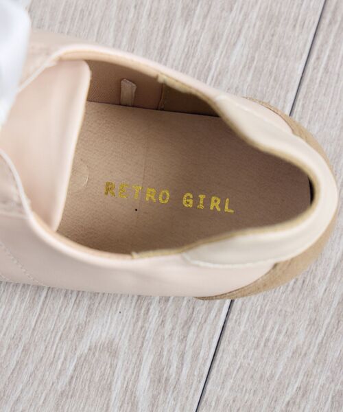 RETRO GIRL（レトロガール）の「サテンリボンスニーカー（その他シューズ・レディース・オフホワイト/シルバー/ピンク・MEDIUM/LARGE）」の8枚目の写真