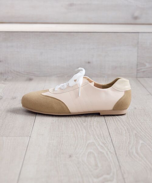 RETRO GIRL（レトロガール）の「サテンリボンスニーカー（その他シューズ・レディース・オフホワイト/シルバー/ピンク・MEDIUM/LARGE）」の10枚目の写真