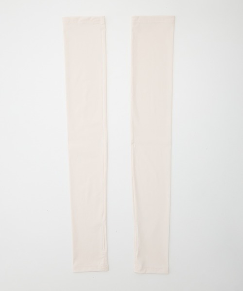 Honeys（ハニーズ）の「【ハニさら・接触冷感・ＵＶカット・遮熱】遮熱アームカバー６０ｃｍ丈（アームカバー・レディース・グレー/アイボリー/ブラック・FREE）」の14枚目の写真