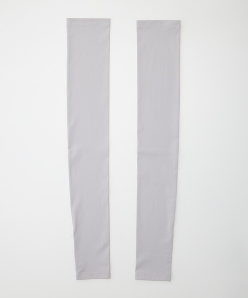 Honeys（ハニーズ）の「【ハニさら・接触冷感・ＵＶカット・遮熱】遮熱アームカバー６０ｃｍ丈（アームカバー・レディース・グレー/アイボリー/ブラック・FREE）」の19枚目の写真