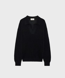 markaware | 【MARKAWARE】SKIPPER RIB JUMPER(オーガニックコットンx和紙xシルクヤーン / スキッパーリブジャンパー)(ニット/セーター)