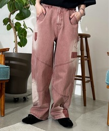 DOUBLE NAME（ダブルネーム）の「サンバーンワッペン加工パンツ（デニムパンツ）」