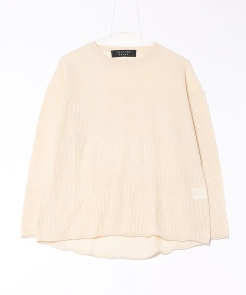 BEATING HEART(ビーティングハート)の「【S】【it】【BEATING HEART】リネンロングスリーブ(Tシャツ/カットソー・レディース・アイボリー・1)」の1枚目の写真