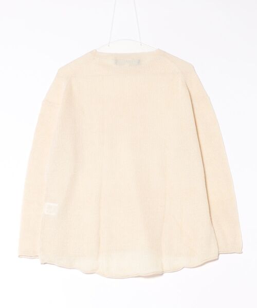 BEATING HEART(ビーティングハート)の「【S】【it】【BEATING HEART】リネンロングスリーブ(Tシャツ/カットソー・レディース・アイボリー・1)」の2枚目の写真