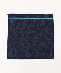 COMME CA ISM（コムサイズム）の「ペイズリー柄 タオルハンカチ（ハンカチ/ハンドタオル）」