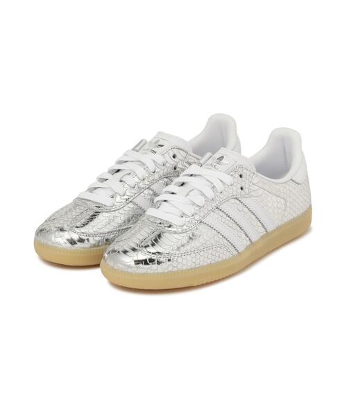 adidas(アディダス)の「adidas Originals/アディダス オリジナルス/SAMBA OG W OOX08(スニーカー・レディース・ブラック/シルバー・24.5cm/24.0cm/23.5cm/23.0cm/22.5cm/22.0cm)」の2枚目の写真