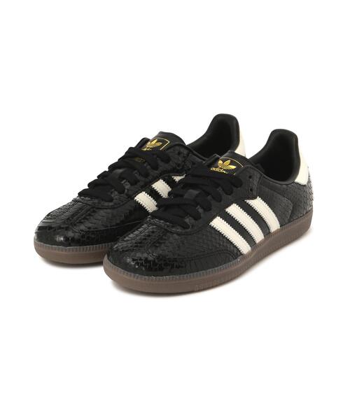 adidas(アディダス)の「adidas Originals/アディダス オリジナルス/SAMBA OG W OOX08(スニーカー・レディース・ブラック/シルバー・24.5cm/24.0cm/23.5cm/23.0cm/22.5cm/22.0cm)」の1枚目の写真