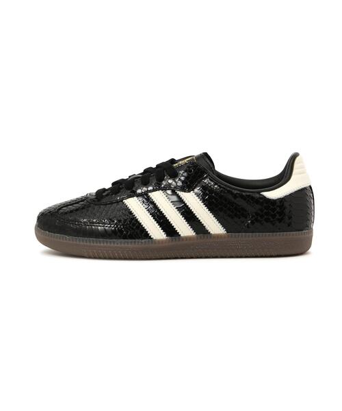 adidas(アディダス)の「adidas Originals/アディダス オリジナルス/SAMBA OG W OOX08(スニーカー・レディース・ブラック/シルバー・24.5cm/24.0cm/23.5cm/23.0cm/22.5cm/22.0cm)」の4枚目の写真