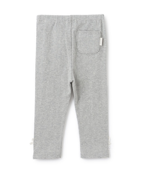 petit main（プティマイン）の「レースアップレギンス（レギンス/スパッツ・キッズ・トップグレー/ラベンダー/ブラック/アイボリー・110cm/90cm/100cm/120cm/80ｃｍ/130cm）」の7枚目の写真