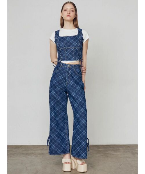 EMODA（エモダ）の「エンブレムハートパッチTシャツ（Tシャツ/カットソー・レディース・ブラック/ブルー/ピンク/ホワイト・FREE）」の8枚目の写真