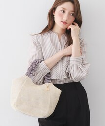 index（インデックス）の「2WAYフリルハンドルPPミドルトート（トートバッグ）」