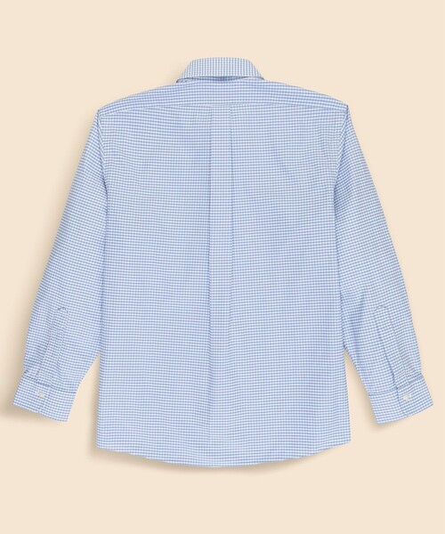BROOKS BROTHERS(ブルックスブラザーズ)の「ストレッチオックスフォード シーズナルパターン ドレスシャツ Regular Fit(ビジネスシャツ・メンズ・ホワイト×ブルー/ブルー・14 1/2-31/14 1/2-32/15-31/15-32/15-33/16-31/16-33/16 1/2-32/16 1/2-33/16 1/2-34/17-32/17-33/17-34/17 1/2-34/16-32/15 1/2-33/15 1/2-32/15 1/2-31)」の11枚目の写真