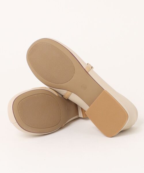 VIBGYOR（ヴィブジョー）の「【DUSTO】レディースバレエパンプス(MA)（パンプス・レディース・ベージュ/ベージュ系その他/ブラック・23.5/24/23）」の5枚目の写真