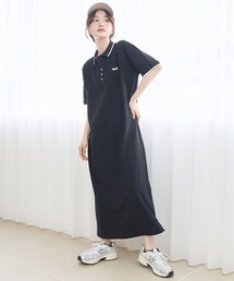 【Penneys(ぺニーズ)別注】ベーシックアソートポロ襟ワンピース