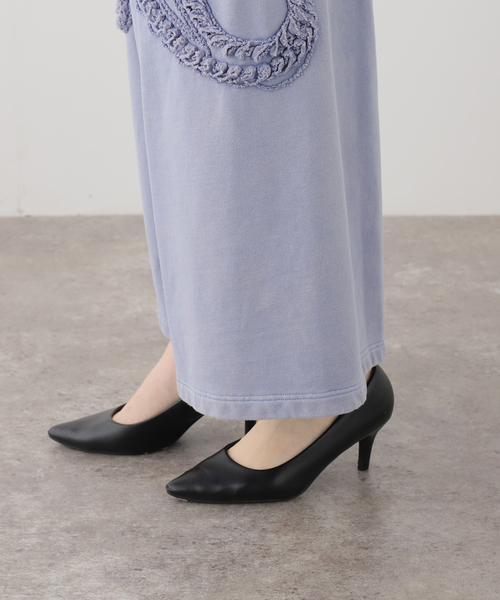 TAAKK(ターク)の「TAAKK SCULPTURAL EMBROIDERY WIDE PANTS TA26SS-PT070:パンツ(スウェットパンツ・レディース・ブルー・X-SMALL)」の12枚目の写真
