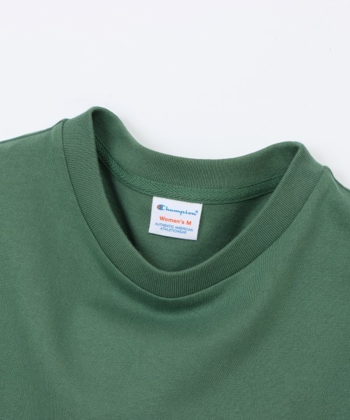 Champion（チャンピオン）の「チャンピオン  SHORT SLEEVE T-SHIRT（Tシャツ/カットソー・レディース・チャコールグレー/ブルー/ホワイト・L/M）」の9枚目の写真