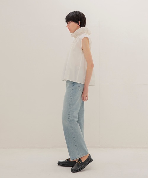 DRESSLAVE（ドレスレイブ）の「HAIKURE / BONNIE SHORT LENGTH CELESTIAL(ショートレングス セレスティアル HEW03333DF106L0910)（デニムパンツ・レディース・ブルー・23）」の5枚目の写真