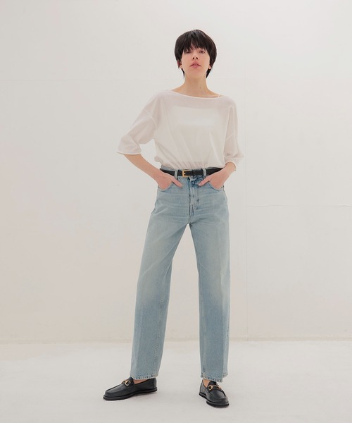 DRESSLAVE（ドレスレイブ）の「HAIKURE / BONNIE SHORT LENGTH CELESTIAL(ショートレングス セレスティアル HEW03333DF106L0910)（デニムパンツ・レディース・ブルー・23）」の7枚目の写真