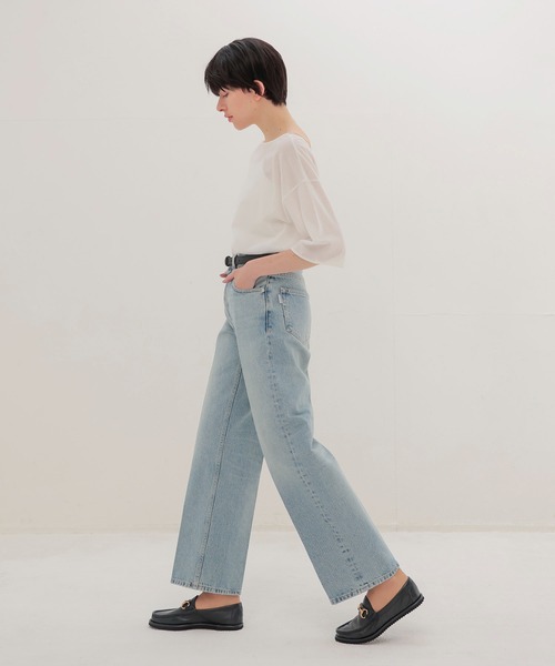 DRESSLAVE（ドレスレイブ）の「HAIKURE / BONNIE SHORT LENGTH CELESTIAL(ショートレングス セレスティアル HEW03333DF106L0910)（デニムパンツ・レディース・ブルー・23）」の8枚目の写真