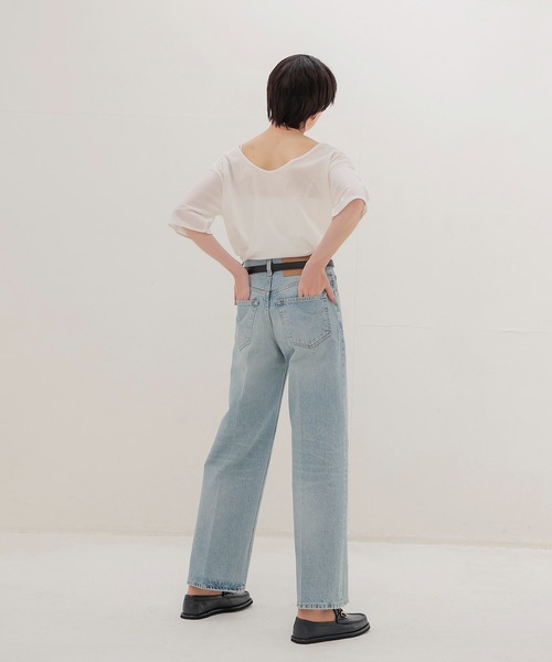 DRESSLAVE（ドレスレイブ）の「HAIKURE / BONNIE SHORT LENGTH CELESTIAL(ショートレングス セレスティアル HEW03333DF106L0910)（デニムパンツ・レディース・ブルー・23）」の9枚目の写真