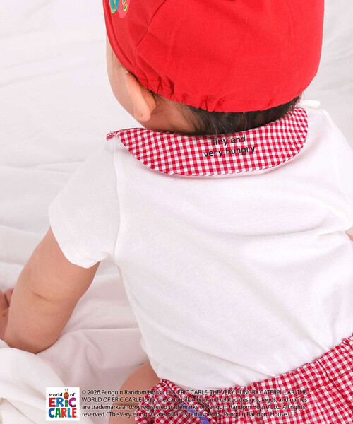 SLAP SLIP BABY（スラップスリップベビー）の「【絵本コラボ-はらぺこあおむし-】無地&ボーダー柄ボディミニベビー(70~80cm)（ロンパース・キッズ・ホワイト/グリーン系その他・70cm/80ｃｍ）」の14枚目の写真