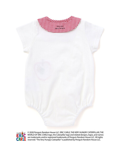 SLAP SLIP BABY（スラップスリップベビー）の「【絵本コラボ-はらぺこあおむし-】無地&ボーダー柄ボディミニベビー(70~80cm)（ロンパース・キッズ・ホワイト/グリーン系その他・70cm/80ｃｍ）」の11枚目の写真