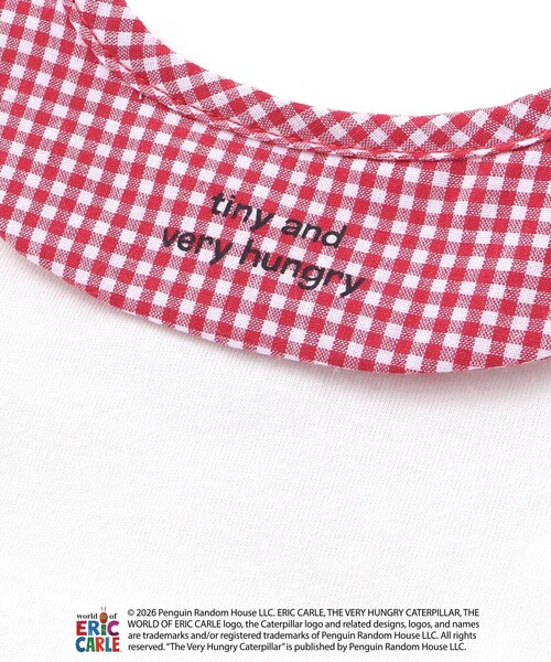 SLAP SLIP BABY（スラップスリップベビー）の「【絵本コラボ-はらぺこあおむし-】無地&ボーダー柄ボディミニベビー(70~80cm)（ロンパース・キッズ・ホワイト/グリーン系その他・70cm/80ｃｍ）」の8枚目の写真
