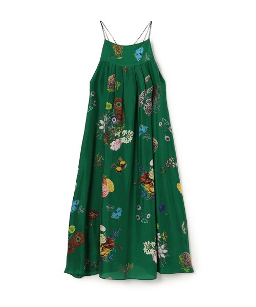 caban（キャバン）の「シルク BOUQUETプリント キャミソールワンピース（ワンピース・レディース・ホワイト系その他/カーキ/ライトブルー/ブラック系その他・FREE）」の4枚目の写真