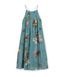 caban | シルク BOUQUETプリント キャミソールワンピース(ワンピース)