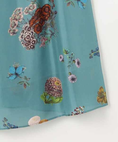 caban（キャバン）の「シルク BOUQUETプリント キャミソールワンピース（ワンピース・レディース・ホワイト系その他/カーキ/ライトブルー/ブラック系その他・FREE）」の11枚目の写真