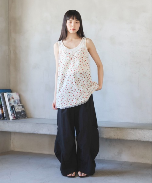 PILIT（ピリット）の「タックバレルパンツ（その他パンツ・レディース・モカ/ブラック/オリーブ・MEDIUM）」の7枚目の写真