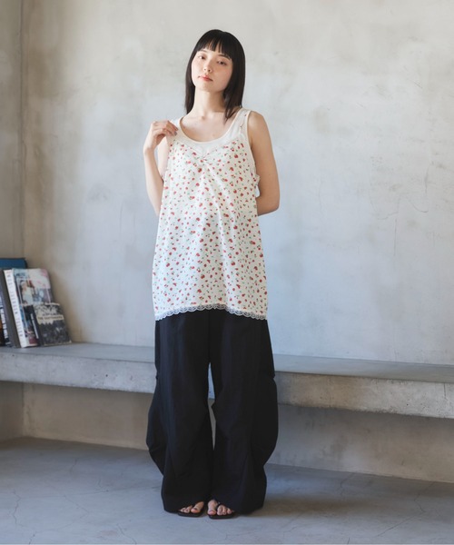PILIT（ピリット）の「タックバレルパンツ（その他パンツ・レディース・モカ/ブラック/オリーブ・MEDIUM）」の10枚目の写真