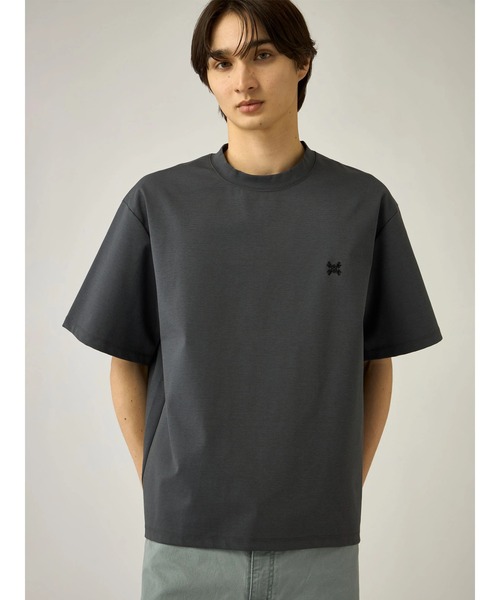 Mc McGREGOR(エムシーマックレガー)の「【Mc McGREGOR】 クルーネック オーバーサイズ Tシャツ(ポンチ)(Tシャツ/カットソー・メンズ・ブルー系その他2/チャコール/ネイビー・L/M)」の4枚目の写真