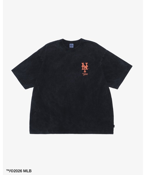 KEBOZ（ケボズ）の「KEBOZ × MLB NEW YORK METS LOGO WASHED S/S TEE