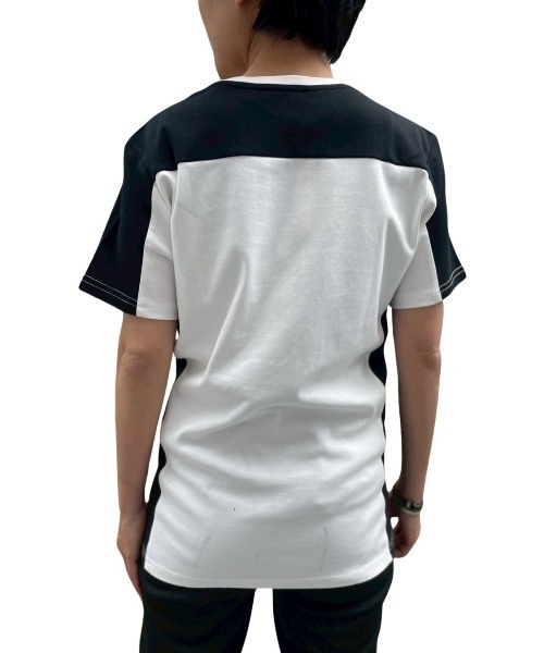 COOK JEANS（クックジーンズ）の「モノトーンCKJS.Tシャツ（Tシャツ/カットソー・メンズ・ブラック/ホワイト・MEDIUM/X-LARGE/LARGE/SMALL）」の4枚目の写真