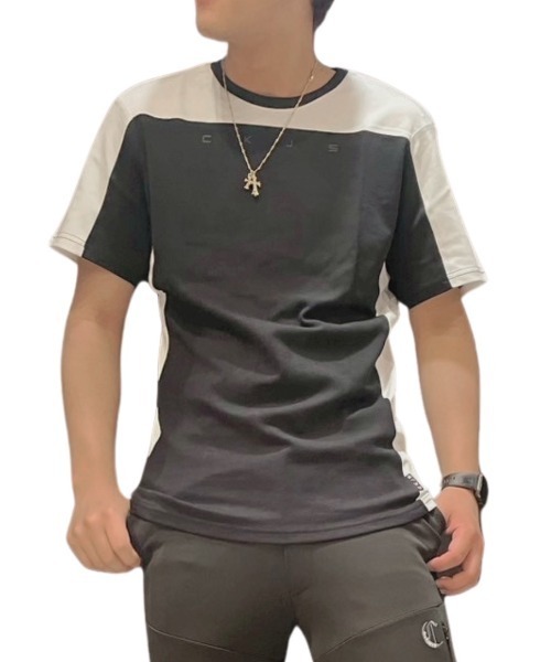 COOK JEANS（クックジーンズ）の「モノトーンCKJS.Tシャツ（Tシャツ/カットソー・メンズ・ブラック/ホワイト・MEDIUM/X-LARGE/LARGE/SMALL）」の9枚目の写真