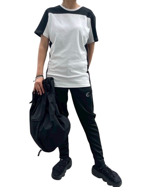 COOK JEANS（クックジーンズ）の「モノトーンCKJS.Tシャツ（Tシャツ/カットソー・メンズ・ブラック/ホワイト・MEDIUM/X-LARGE/LARGE/SMALL）」の5枚目の写真