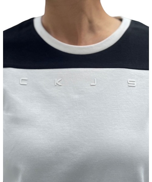 COOK JEANS（クックジーンズ）の「モノトーンCKJS.Tシャツ（Tシャツ/カットソー・メンズ・ブラック/ホワイト・MEDIUM/X-LARGE/LARGE/SMALL）」の11枚目の写真