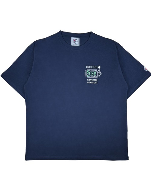 CORPUS TOKYO（コーパス トーキョー）の「【YOIDORE/酔いどれ】電車寝過ごした 半袖 Tシャツ（Tシャツ/カットソー・メンズ・ブラック/ネイビー/ホワイト・M/L/XL/S）」の6枚目の写真