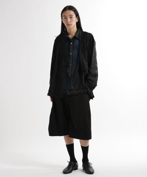 HARE（ハレ）の「【SET UP対応】キリカエレースジャケット(HARE)（テーラードジャケット・メンズ・ブルー/ブラック・FREE）」の7枚目の写真