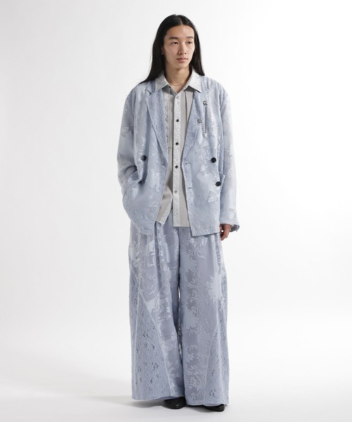 HARE（ハレ）の「【SET UP対応】キリカエレースジャケット(HARE)（テーラードジャケット・メンズ・ブルー/ブラック・FREE）」の9枚目の写真