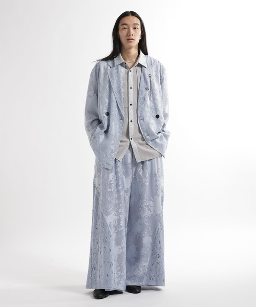 HARE（ハレ）の「【SET UP対応】キリカエレースジャケット(HARE)（テーラードジャケット・メンズ・ブルー/ブラック・FREE）」の10枚目の写真