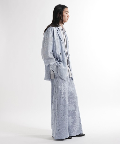 HARE（ハレ）の「【SET UP対応】キリカエレースジャケット(HARE)（テーラードジャケット・メンズ・ブルー/ブラック・FREE）」の12枚目の写真