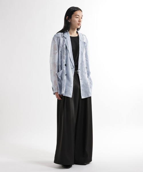 HARE（ハレ）の「【SET UP対応】キリカエレースジャケット(HARE)（テーラードジャケット・メンズ・ブルー/ブラック・FREE）」の13枚目の写真