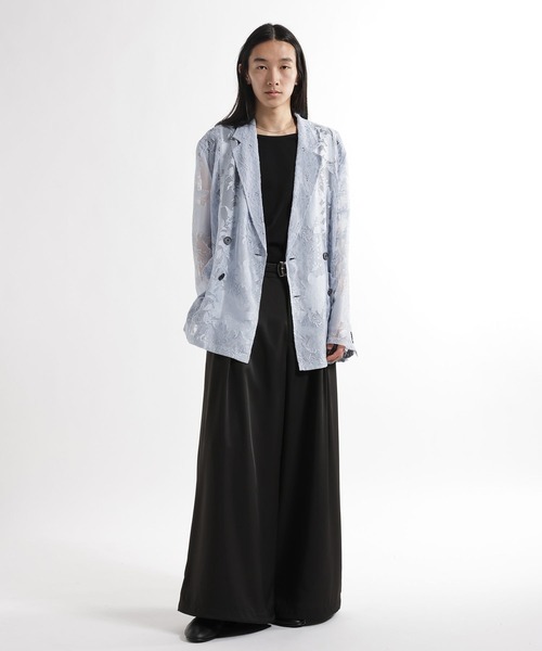 HARE（ハレ）の「【SET UP対応】キリカエレースジャケット(HARE)（テーラードジャケット・メンズ・ブルー/ブラック・FREE）」の14枚目の写真