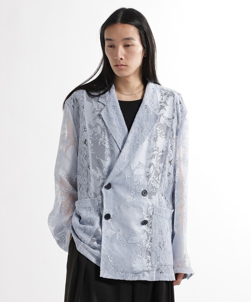 HARE（ハレ）の「【SET UP対応】キリカエレースジャケット(HARE)（テーラードジャケット・メンズ・ブルー/ブラック・FREE）」の19枚目の写真