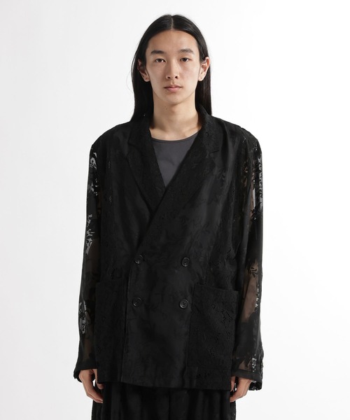 HARE（ハレ）の「【SET UP対応】キリカエレースジャケット(HARE)（テーラードジャケット・メンズ・ブルー/ブラック・FREE）」の21枚目の写真